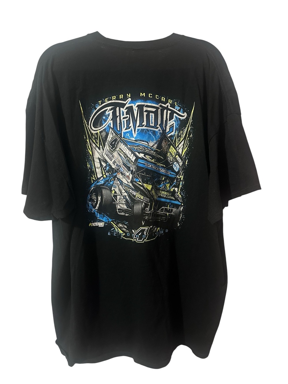 Terry McCarl race car tee size 3x